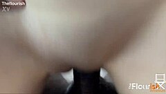 Petite Brunette Bunny Missdizzum Takes Big Black Cock Creampie from Mrflourish in POV Amateurs!