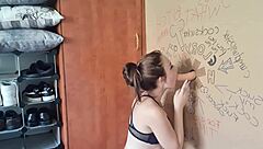 tattoo girl, are you ready to fuck and suck through the glory hole?