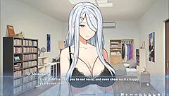 summer clover harem hentai game ep 13 caught with a giant boner in the kitchen
