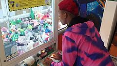 I looked for a guy in the shopping mall and fucked in the bathroom with paty bumbum