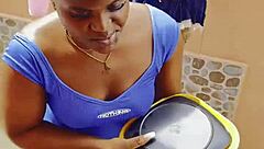 co-tenant slaps wet pussy under stairs 😏