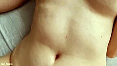 Gorgeous couple enjoys intimate moment.