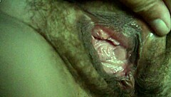 Teen Spreading Hairy Cunt in Low Light – Gaping Clit Close Up?