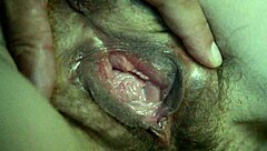Teen Spreading Hairy Cunt in Low Light – Gaping Clit Close Up?