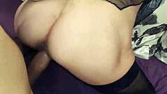 Married 40 Years Couple Enjoys Homemade Erotic with Monster Cock Ass