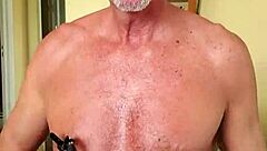 pervy papifacheros nipples connect directly to his dick like a radio