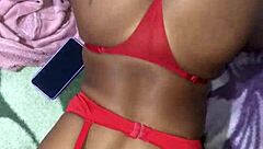 Hot babe opens legs for big cock and almost can't handle it!