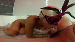 Neighbor's stepsister begs for creampie in jacuzzi