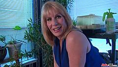 Sexy Mature Plays with Pussy