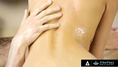 Gorgeous Blonde Masseuse Emma Hix Boldly Rides Monster Cock With Wet Pussy