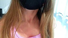 jerked off on me during workout, tore leggings for pussy cum