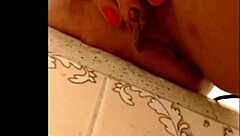 girl peeing on webcam in public outdoor setting