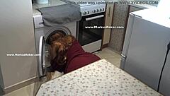 that silly maid got herself stuck in the washing machine again