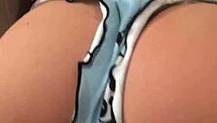 Stepfather Discovers Stepdaughter Using Anal Plug Sex Toy