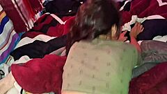 Horny stepsister lies in my bed, begging for uncontrolled sex in POV