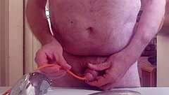 hey, ever tried a catheter to stroke inside while pissing?