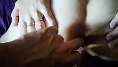 my wife enjoys her holes stretched by a big fat dick in close up.