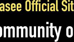 Charlee chase demonstrates dildo placement between her natural tits