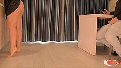 Are you watching me cum inside my stepdaughter in the kitchen?