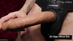 Cutie Pie Sinn Plays with Strap On! Wet Pussy Squirting in Horny Solo Time!