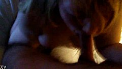 Blonde Amateur Gives Homemade Blowjob With Tits Exposed