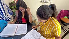 I’m Shocked by This Threesome with Two Innocent College Girls and Old Man