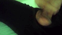 Horny Guy Moans Loud Jerking Big Cock After Work to Climax