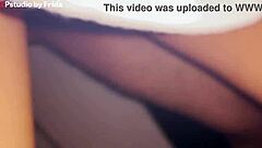 Latina housewife uses dildo in kitchen before juicy vaginal fucking