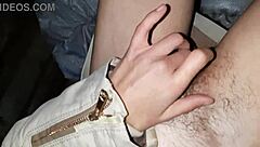 Two Brunette Lesbians Masturbate In A Hut, Reaching Orgasm With Hairy Beavers And Pussy Stimulation