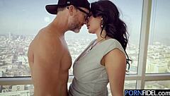 Anissa Kate sucks stepdad's cock