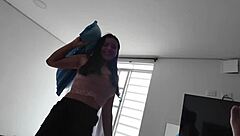 i helped latina student with her homework creampie
