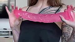 backstage blowjob during anal toys solo with hot tattoo teen 18+ - vertical pov