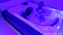 My bbc lover fucks my mouf and I swallor the cum in front of my cuckold husban.