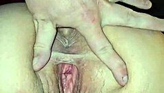 Red thong framing big cheeks and wet pussy?