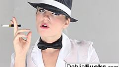 hot dahlia sky masturbates her pussy in solo compilation, teasing with tits and ass