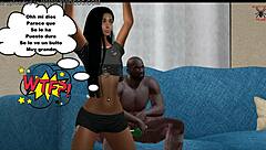 wet dreams comic part 2 spanish with latina teen dancing