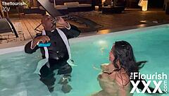 bosslady's first gangbang in the trailer