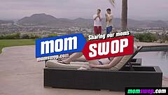 Desperate step moms got caught by stepsons in a raunchy situation