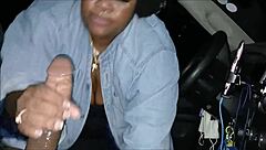 curly babe blows big dick in truck