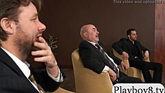 nasty women engage in double dildo fucking