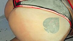 milf dominated on rooftop with facial and dirty talk?