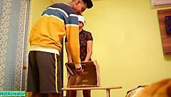 Indian bhabhi in hardcore romantic sex on country ranch