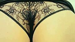 slamming my wife in her dress, heels, and lace thong