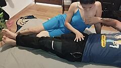 i can't resist riding a huge cock of my colombian client, so hot!