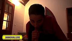 Naughty stepsister Taissia Shanti in wild threesome action