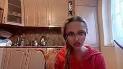 Russian femdom goddess with glasses