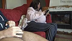 Pregnant Kurdish milf, shocked by my huge cock?