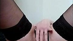 Slave's BDSM Session with Harness and Blowjob