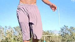 It's a good workout session in the dorm with cute amateurs.