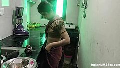 Indian Couple Bangs Hard in Steamy Kitchen Session